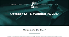Desktop Screenshot of latinomusicfest.org